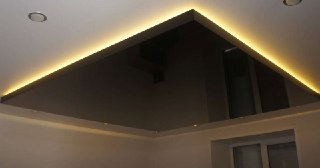 Натяжной потолок с подсветкой Камень-на-Оби, цена от 2143 руб.